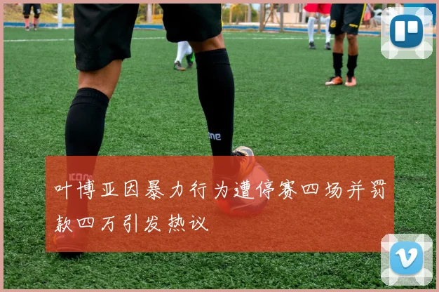 叶博亚因暴力行为遭停赛四场并罚款四万引发热议